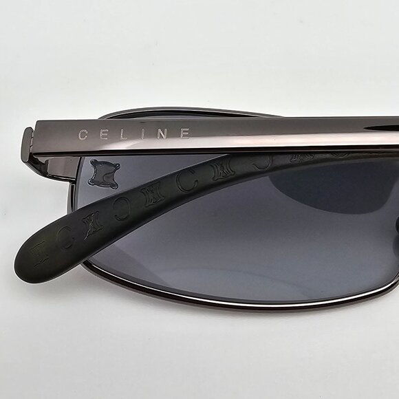 Celine SC1019 Col. 568 Gunmetal Frame Grey Gradient Lens Sunglasses Italy 51mm - Picture 11 of 16